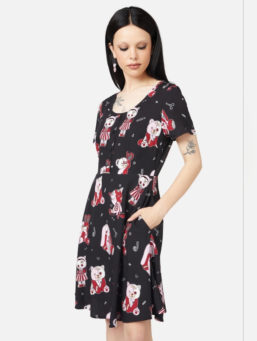 NWT Black Friday Sew Much Fun Dress Size AU 14 *READ DESCRIPTION* - Picture 2 of 14